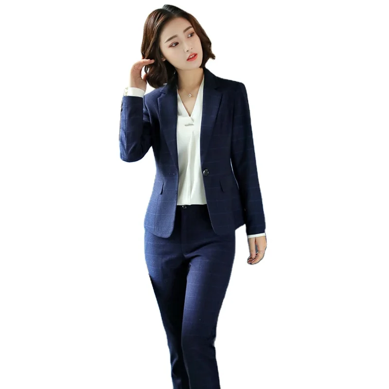 Fashion lady women blazer pants suits set dress work business formal office two piece suits for women, Customized color
Fashion lady women blazer pants suits set dress work business formal office two piece suits for women, Customized color