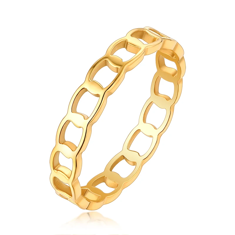 Korean Style Stainless Steel Ring Simple Creative Hollow Space Geometry Ring Unisex Couple Ring, Gold silver
Korean Style Stainless Steel Ring Simple Creative Hollow Space Geometry Ring Unisex Couple Ring, Gold silver
