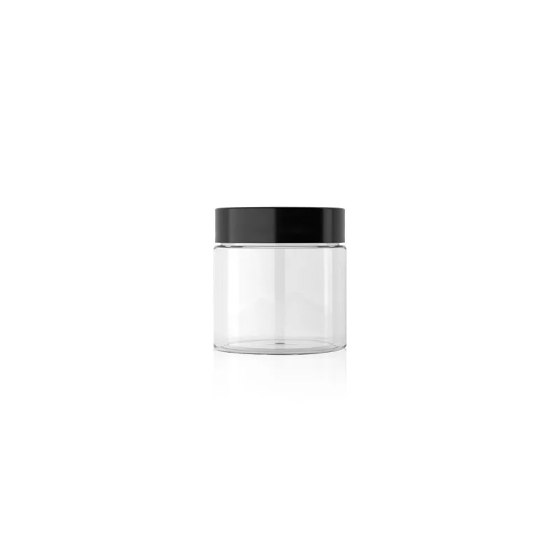 Ningbo made PET cosmetic packaging container cream jar round cream jar 30g skincare clear plastic jar
Ningbo made PET cosmetic packaging container cream jar round cream jar 30g skincare clear plastic jar