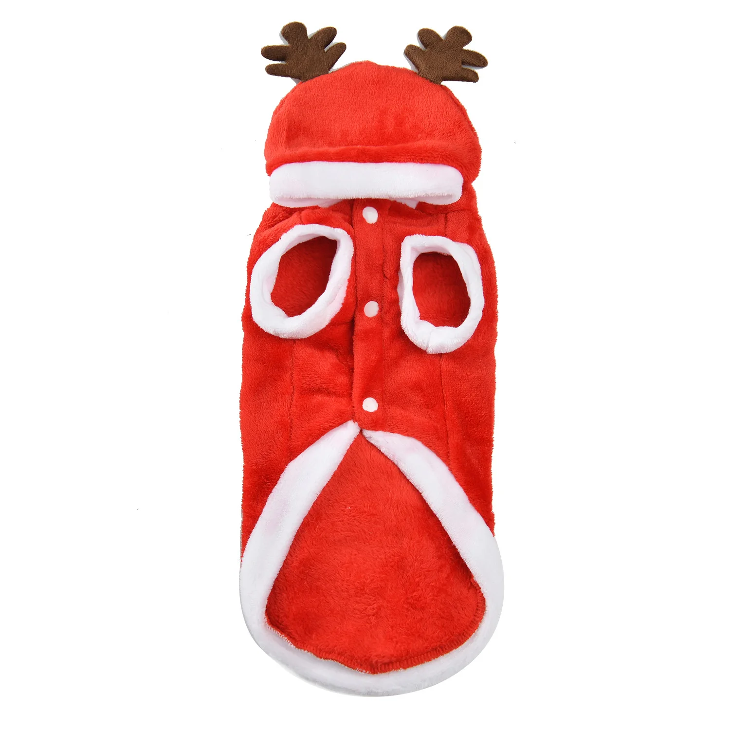 Pet Reindeer Cosplay party Christmas tree printed Elk Costume Dog Puppy Soft Warm Coral Fleece red Hoodie Outfit Coat
Pet Reindeer Cosplay party Christmas tree printed Elk Costume Dog Puppy Soft Warm Coral Fleece red Hoodie Outfit Coat
