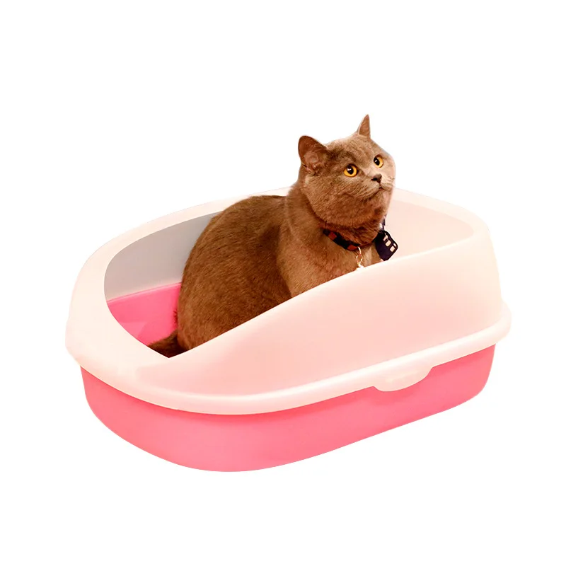 new Cat Clean Up Products Plastic Large Space Cat Toilet Box Cat Litter Box Sandbox, As picture
new Cat Clean Up Products Plastic Large Space Cat Toilet Box Cat Litter Box Sandbox, As picture