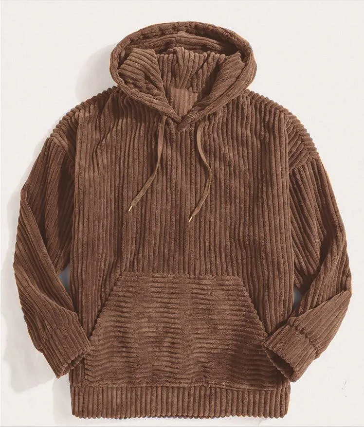 Hot-Selling Men Style Casual Streetwear Hoodies Corduroy Solid Color Hoodie Long Sleeve Hooded Hoodies
Hot-Selling Men Style Casual Streetwear Hoodies Corduroy Solid Color Hoodie Long Sleeve Hooded Hoodies