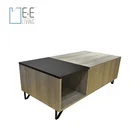 Center Modern Foshan Furniture Corner Luxury Coffee Living Room Design Wood Tea Table
