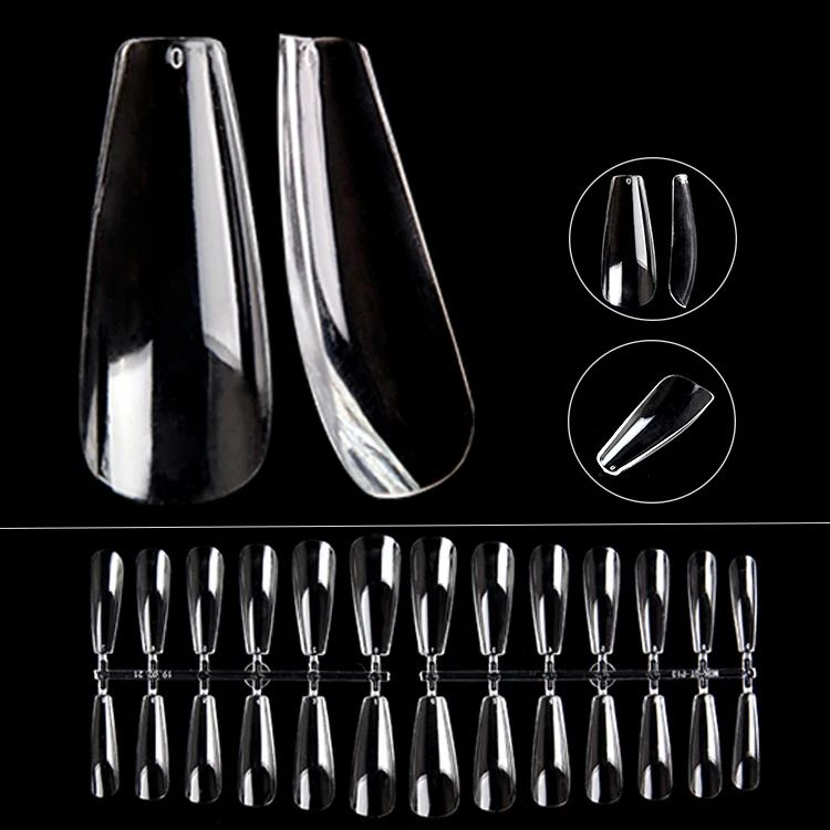 high quality wholesale ABS material full cover nail tip transparent white long coffin shape fake nail tip Ballet manicure, White, transparent
high quality wholesale ABS material full cover nail tip transparent white long coffin shape fake nail tip Ballet manicure, White, transparent