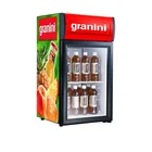 Refrigeration equipment stand glass door energy drink table top bottle cooler for sale