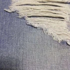 High Grade Non Elastic High-quality Clothing Raw 10oz Indigo Recycled Cotton Polyester Denim Fabric