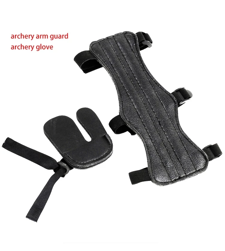 PU Archery Hunting Protection Accessories Tools Archery Arm Guard Finger guard Guard Set for Hunting Training Protection, Black
PU Archery Hunting Protection Accessories Tools Archery Arm Guard Finger guard Guard Set for Hunting Training Protection, Black