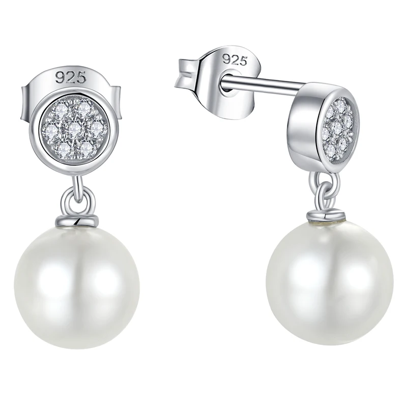 Luxury Trendy Classic Rhodium Plated Natural Freshwater Pearl Dangling Earrings 925 Sterling Silver Stud Real Pearl Drop Earring
Luxury Trendy Classic Rhodium Plated Natural Freshwater Pearl Dangling Earrings 925 Sterling Silver Stud Real Pearl Drop Earring