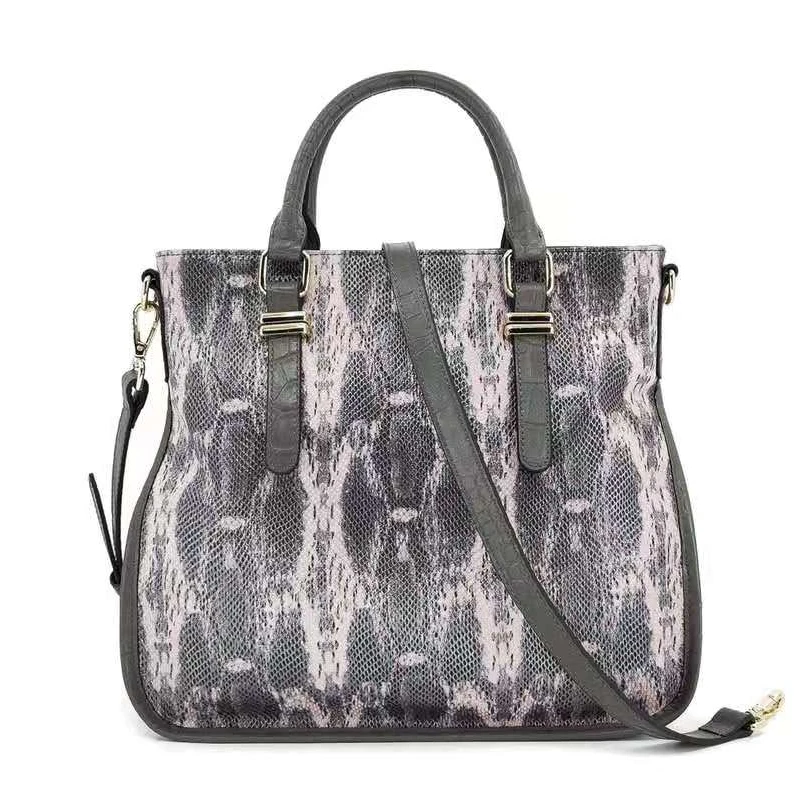 New Style Trendy Snake Skin Pattern Cross Body Bag Genuine Leather Handbag Women Shoulder Bag with Strap, More
New Style Trendy Snake Skin Pattern Cross Body Bag Genuine Leather Handbag Women Shoulder Bag with Strap, More