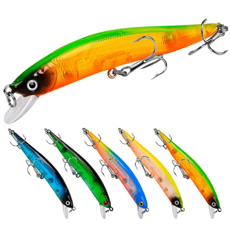 SNEDA Floating Plastic Hard Bait With 8# Hooks 10cm/8.37g Minnow Bait Artificial Fishing Lure, 5 colors
SNEDA Floating Plastic Hard Bait With 8# Hooks 10cm/8.37g Minnow Bait Artificial Fishing Lure, 5 colors