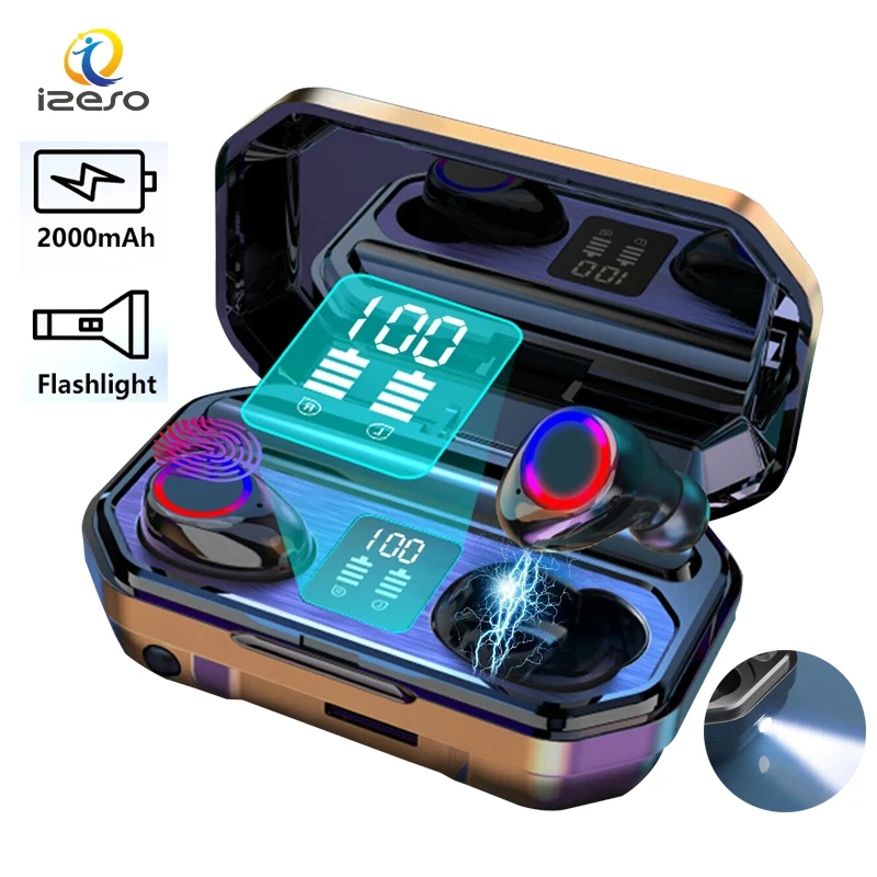 TWS 5.0 M12 Wireless Earphone Noise Cancelling 9D Stereo Earbuds Waterproof Sport LED Display Headphone Earphones, Black/white
TWS 5.0 M12 Wireless Earphone Noise Cancelling 9D Stereo Earbuds Waterproof Sport LED Display Headphone Earphones, Black/white