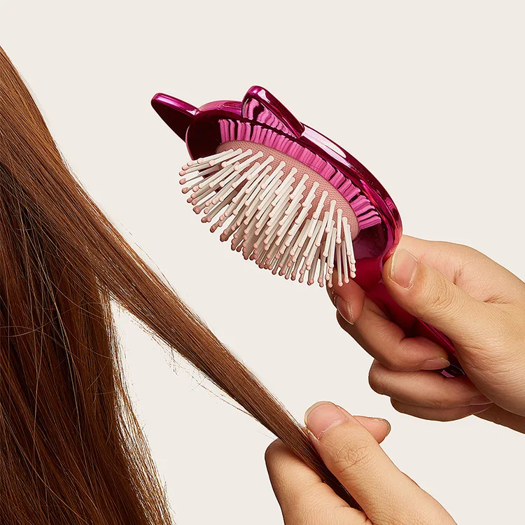 Ear Shaped Electroplated Air Cushion Comb Scalp Massage Brush Salon Hairdressing Comb, Mei red, rose gold, peach
Ear Shaped Electroplated Air Cushion Comb Scalp Massage Brush Salon Hairdressing Comb, Mei red, rose gold, peach