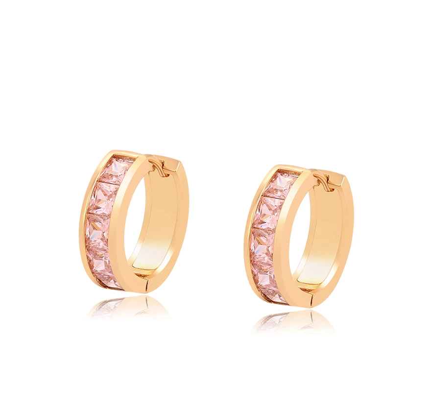 X000745141 xuping jewelry wholesale women fashion jewelry elegant daily luxury gift hot sale pink stone 18K hoop earrings
X000745141 xuping jewelry wholesale women fashion jewelry elegant daily luxury gift hot sale pink stone 18K hoop earrings