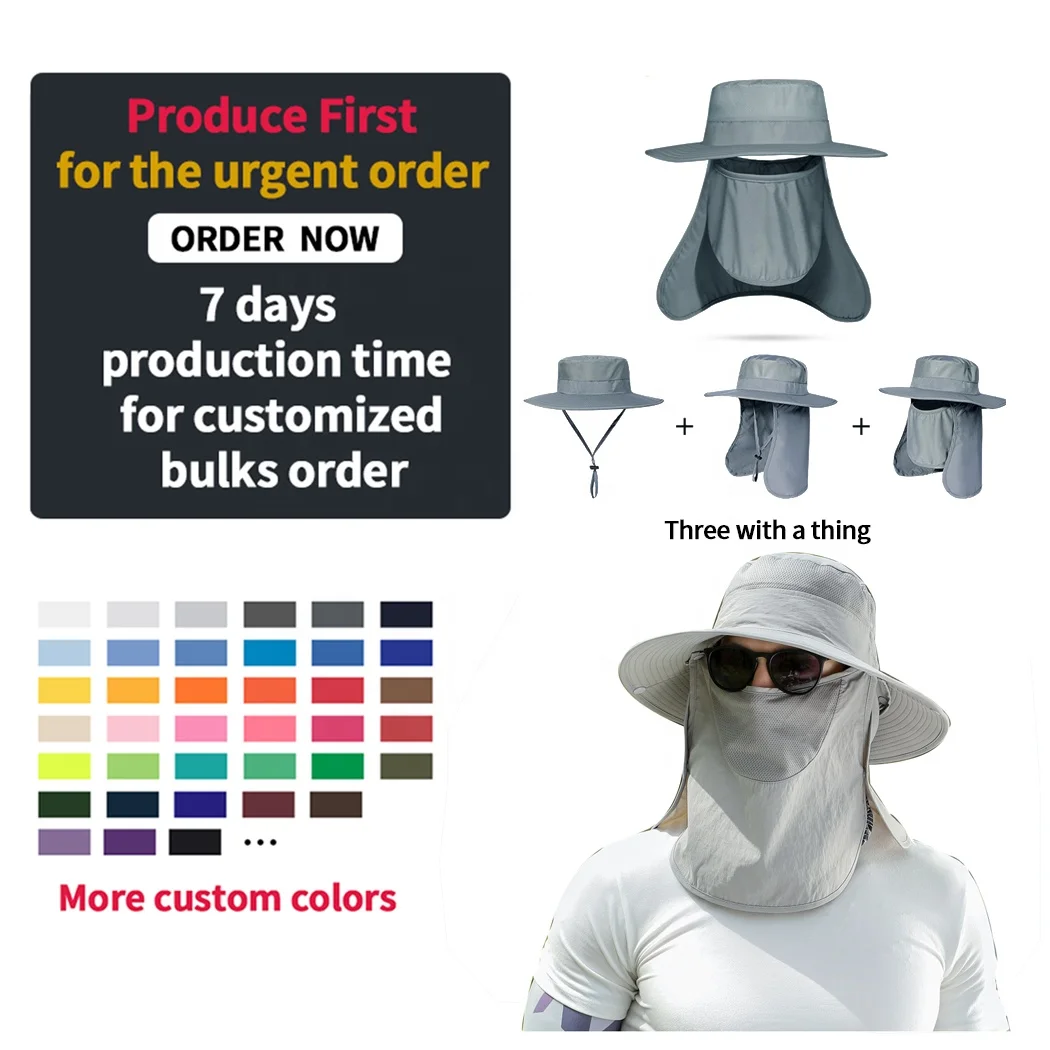2021 Outdoor Anti UV Proof Travel Sun Bucket Cap Fisherman Bucket Hat with Neck Shade Flap
2021 Outdoor Anti UV Proof Travel Sun Bucket Cap Fisherman Bucket Hat with Neck Shade Flap