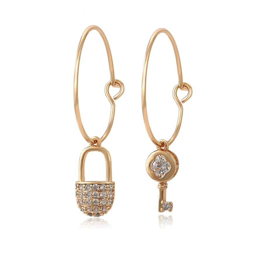 99311 xuping elegant drop earrings 18k gold plated couple gift keychain shaped drop earrings
99311 xuping elegant drop earrings 18k gold plated couple gift keychain shaped drop earrings