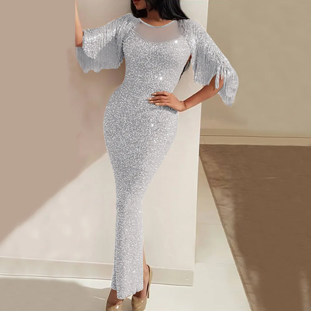 Woman robe de soiree Spaghetti Strap elegant cocktail robe de soi prom Tube stylish evening sequin night Slim dress, Pic
Woman robe de soiree Spaghetti Strap elegant cocktail robe de soi prom Tube stylish evening sequin night Slim dress, Pic