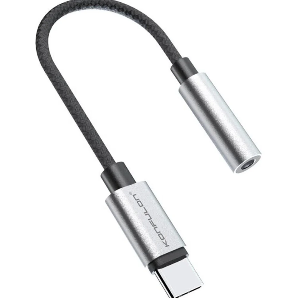 Konfulon Hifi Audio USB C To 3.5mm Headphone Jack Audio Adapter Braided Type C to 3.5mm Audio Cable Car Aux Cord for Cellphone
Konfulon Hifi Audio USB C To 3.5mm Headphone Jack Audio Adapter Braided Type C to 3.5mm Audio Cable Car Aux Cord for Cellphone
