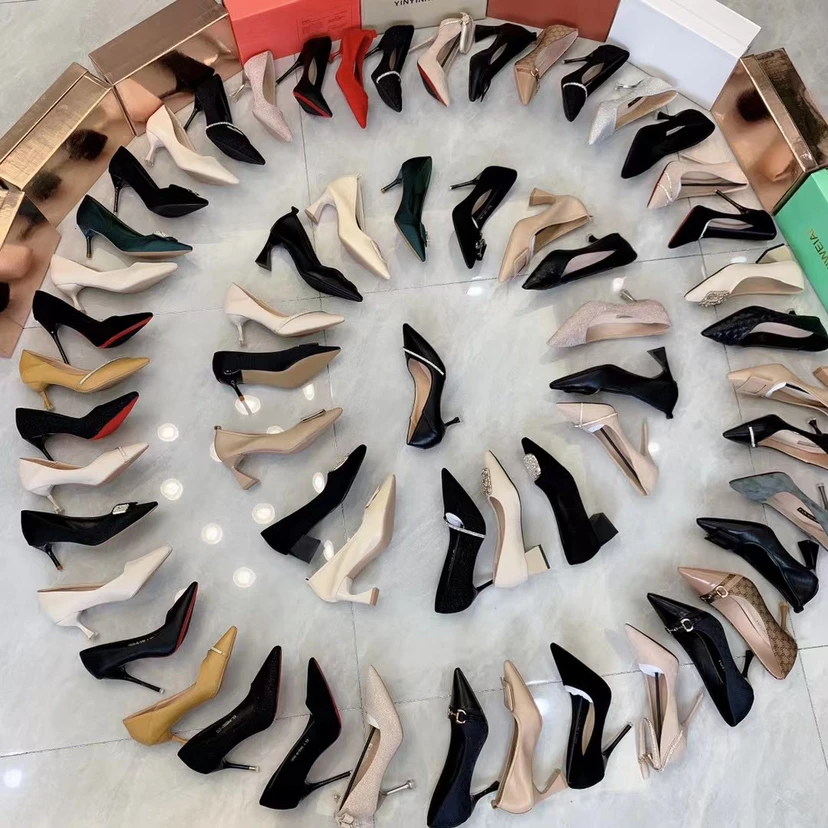 WH7135 2022 new design high heel shoes high quality hot selling thin daily wear walking leisure, Mix color used shoes
WH7135 2022 new design high heel shoes high quality hot selling thin daily wear walking leisure, Mix color used shoes