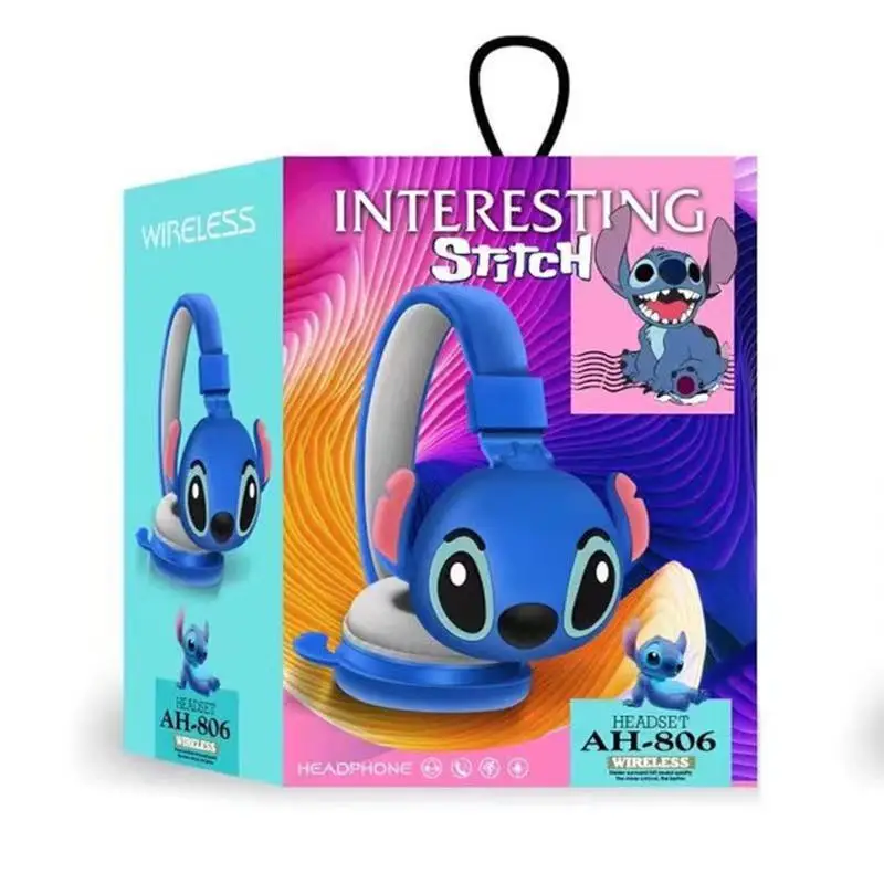 AH806 New Cross-border Cute Cartoon Stitch Headset Wireless Cute Style Stereo Headphone Wholesale
AH806 New Cross-border Cute Cartoon Stitch Headset Wireless Cute Style Stereo Headphone Wholesale
