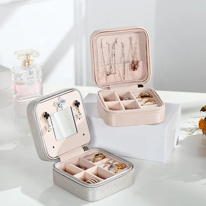 Jewelry Box Factory Women Girls Organizer Earring Ear Stud PU Leather Portable Jewel Case Travel Jewellery Packaging Gift Boxes, Pink,black,white,red
Jewelry Box Factory Women Girls Organizer Earring Ear Stud PU Leather Portable Jewel Case Travel Jewellery Packaging Gift Boxes, Pink,black,white,red