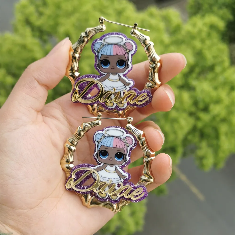 2021 New Children's Custom Set Name Earrings Girl Necklace Bracelet Kid Personality Cute Cartoon Character Name Set Gift, Gold silver rose gold
2021 New Children's Custom Set Name Earrings Girl Necklace Bracelet Kid Personality Cute Cartoon Character Name Set Gift, Gold silver rose gold