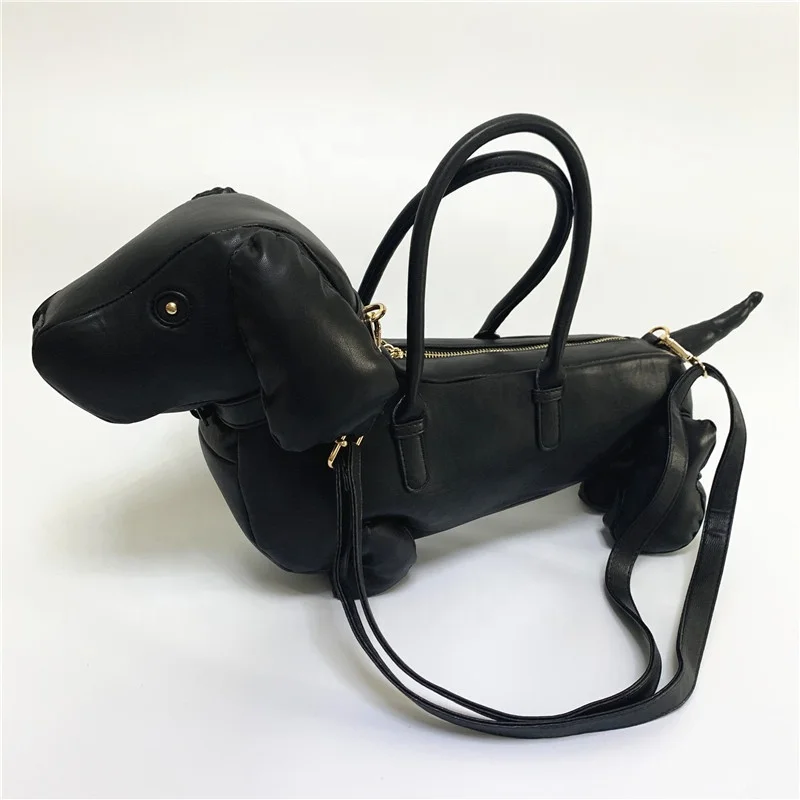 2022 Shenglu Designs Unique Dog Shape Lady Creative Black handbag Personality Bag Fashion Cartoon Cute Puppy Girlish Purse
2022 Shenglu Designs Unique Dog Shape Lady Creative Black handbag Personality Bag Fashion Cartoon Cute Puppy Girlish Purse