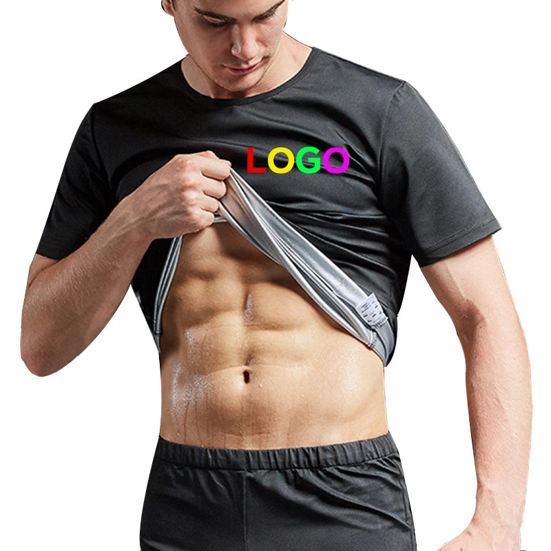 Body Shape Fat Loss gym sauna sports t-shirts with silver coated men's slimming sauna t shirt with custom logo
Body Shape Fat Loss gym sauna sports t-shirts with silver coated men's slimming sauna t shirt with custom logo