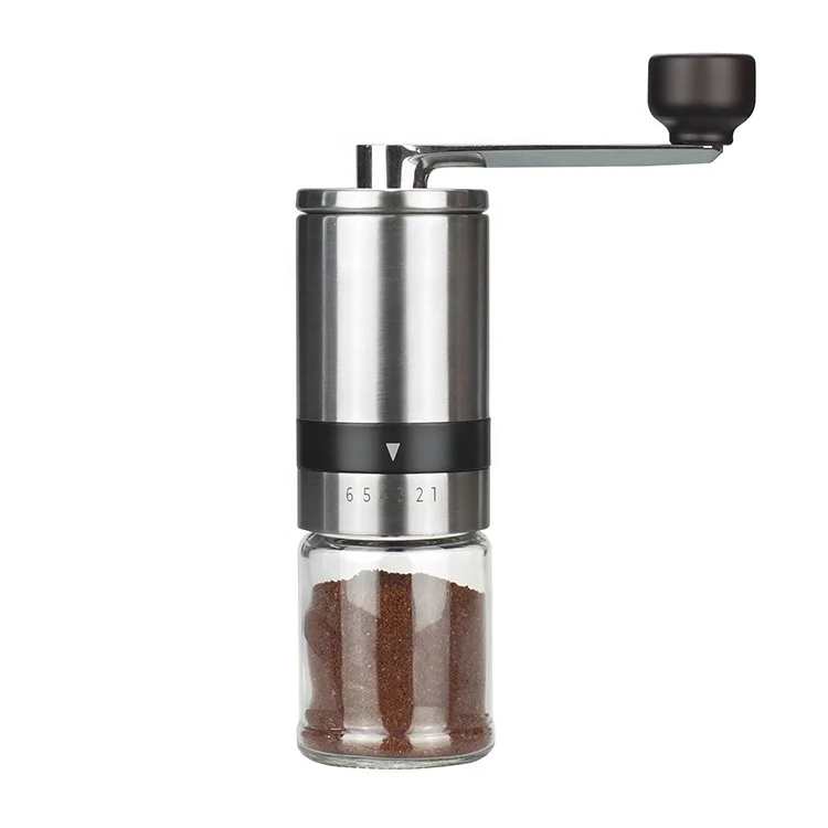 Small Capacity New Design 1 Cup Glass Jar Stainless Steel Ceramic Grinder Manual Coffee Mill
Small Capacity New Design 1 Cup Glass Jar Stainless Steel Ceramic Grinder Manual Coffee Mill