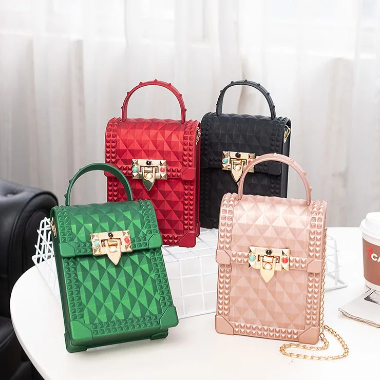 Summer Mini Jelly Bag Solid Color PVC Shoulder Bag Fashion Women Handbag Jelly Purse, 5 colors
Summer Mini Jelly Bag Solid Color PVC Shoulder Bag Fashion Women Handbag Jelly Purse, 5 colors