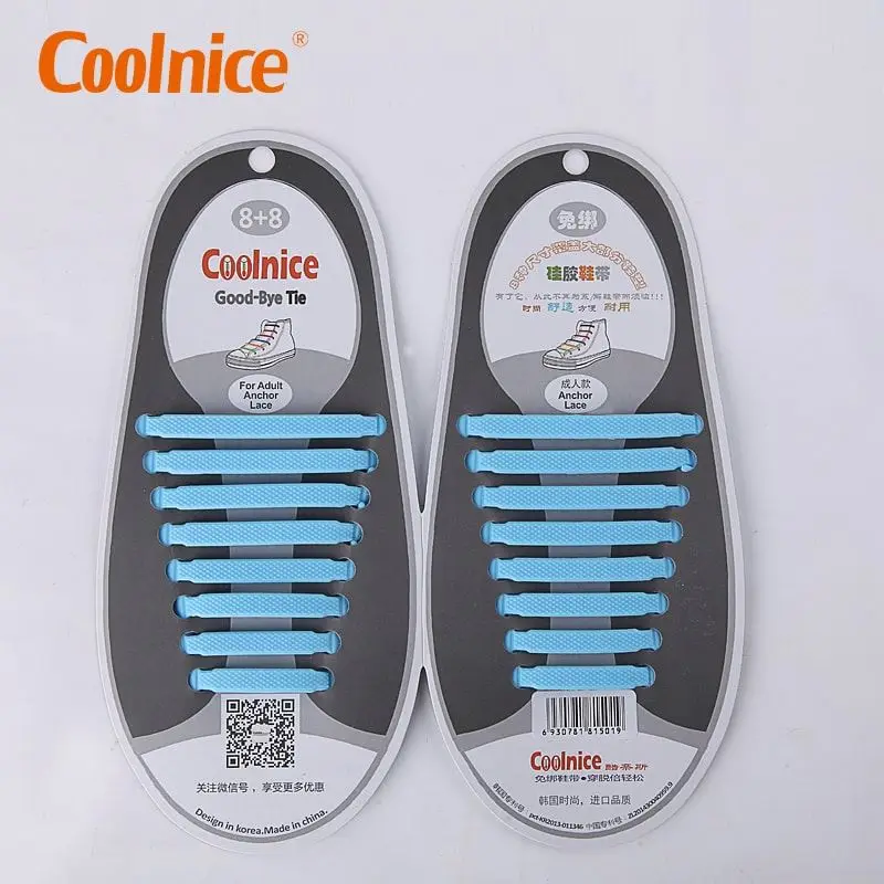 Coolnice Elastic No Tie Lazy Silicone Flat Elastic Sneaker Shoe Laces Running Shoelaces, Any pantone color
Coolnice Elastic No Tie Lazy Silicone Flat Elastic Sneaker Shoe Laces Running Shoelaces, Any pantone color