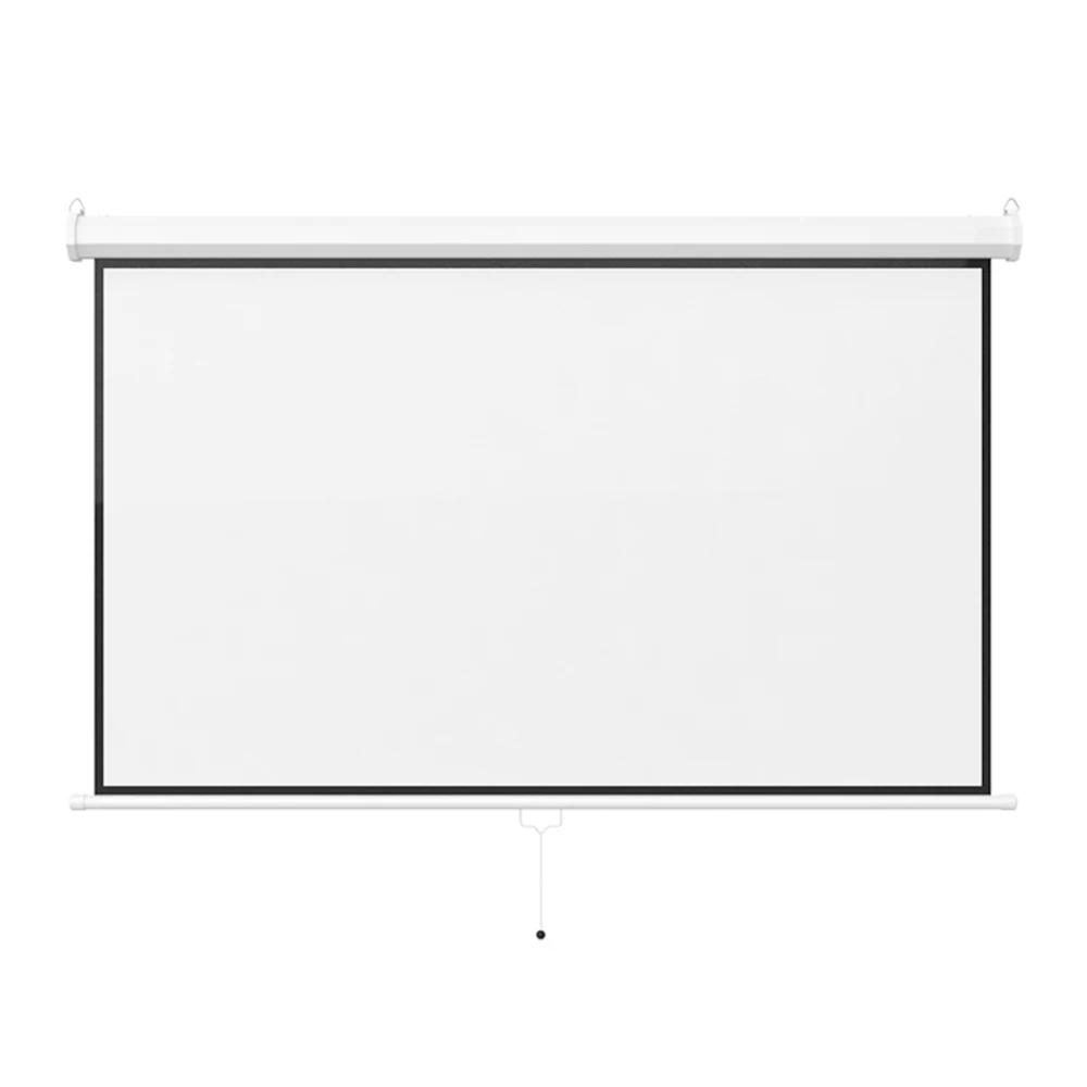 Factory Supply White PVC Material 100 inch Wall Mounted Convenient Manual Pull Down Movie Projector Screen
Factory Supply White PVC Material 100 inch Wall Mounted Convenient Manual Pull Down Movie Projector Screen
