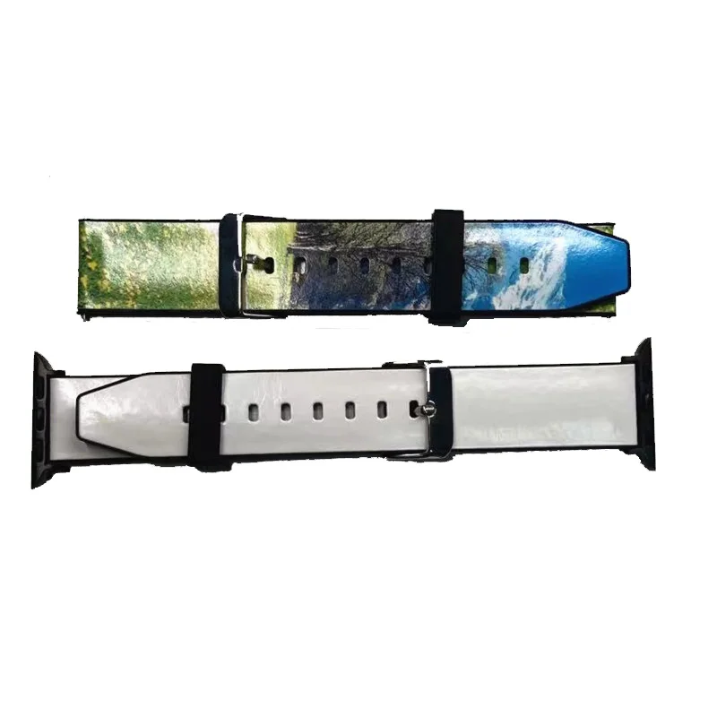 RubySub Silicone PU Leather Sublimation Apple Watch Band Strap Dye Sublimation Smart Watch Band, White
RubySub Silicone PU Leather Sublimation Apple Watch Band Strap Dye Sublimation Smart Watch Band, White