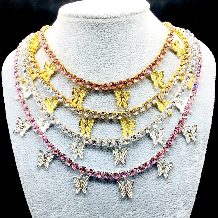 Wholesale Fashion CZ Zircon Butterfly Tennis Choker Perdant Necklace In Necklaces Jewelry
Wholesale Fashion CZ Zircon Butterfly Tennis Choker Perdant Necklace In Necklaces Jewelry