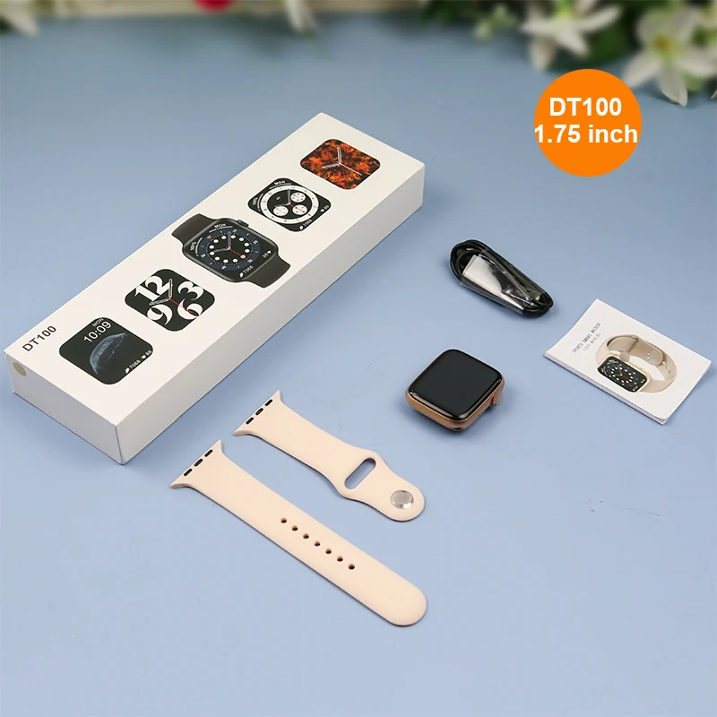 New DT100 smart watch touch screen watch sports ip68 1.75 Inch Long Battery Life Bt Call Heart Rate Monitor Smartwatch, Silver, black, pink, blue
New DT100 smart watch touch screen watch sports ip68 1.75 Inch Long Battery Life Bt Call Heart Rate Monitor Smartwatch, Silver, black, pink, blue