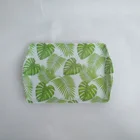 custom printed melamine rectangle plastic food serving tray