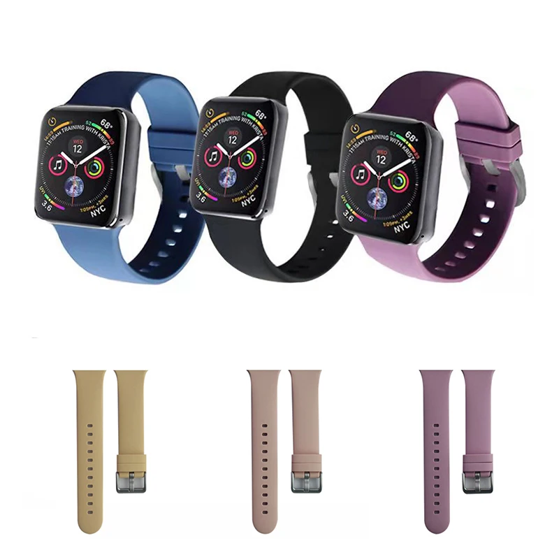 BOORUI silicone strap for apple watch band t500 w26 40 44mm wristband for apple watch series 6 band
BOORUI silicone strap for apple watch band t500 w26 40 44mm wristband for apple watch series 6 band