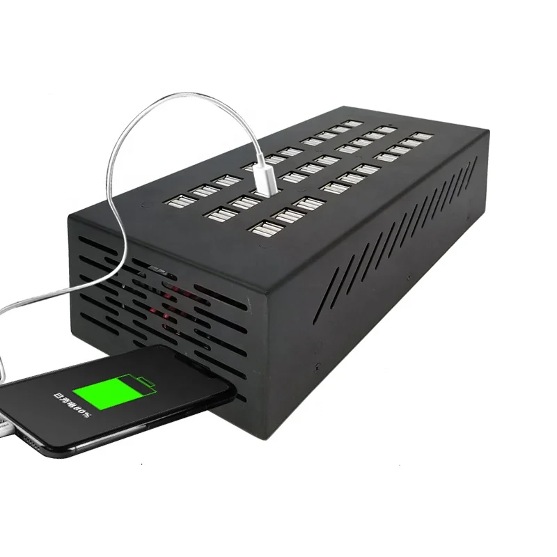 Intelligent Chip 60 USB Multi Port Home Charger Universal Phone Charger 300W 5V/60A Quick Charging
Intelligent Chip 60 USB Multi Port Home Charger Universal Phone Charger 300W 5V/60A Quick Charging