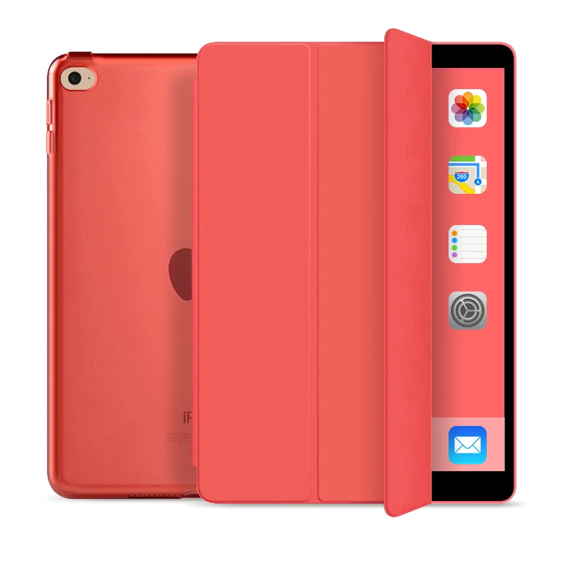 Trifold Smart Case For iPad mini 4 Soft PU Leather Cover with Hard PC Back for Shockproof
Trifold Smart Case For iPad mini 4 Soft PU Leather Cover with Hard PC Back for Shockproof
