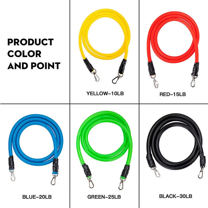 11 Pcs/Set Fitness Latex Resistance Bands Set Fitness Rubber Bands Training Exercise Yoga Pull Rope Gym Equipment Elastic Bands
11 Pcs/Set Fitness Latex Resistance Bands Set Fitness Rubber Bands Training Exercise Yoga Pull Rope Gym Equipment Elastic Bands