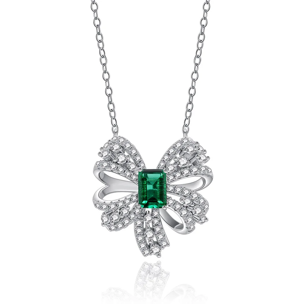 Drop Shipping Luxury latest necklace designs 925 sterling silver diamond women emerald gem pendant necklace, Silver color
Drop Shipping Luxury latest necklace designs 925 sterling silver diamond women emerald gem pendant necklace, Silver color