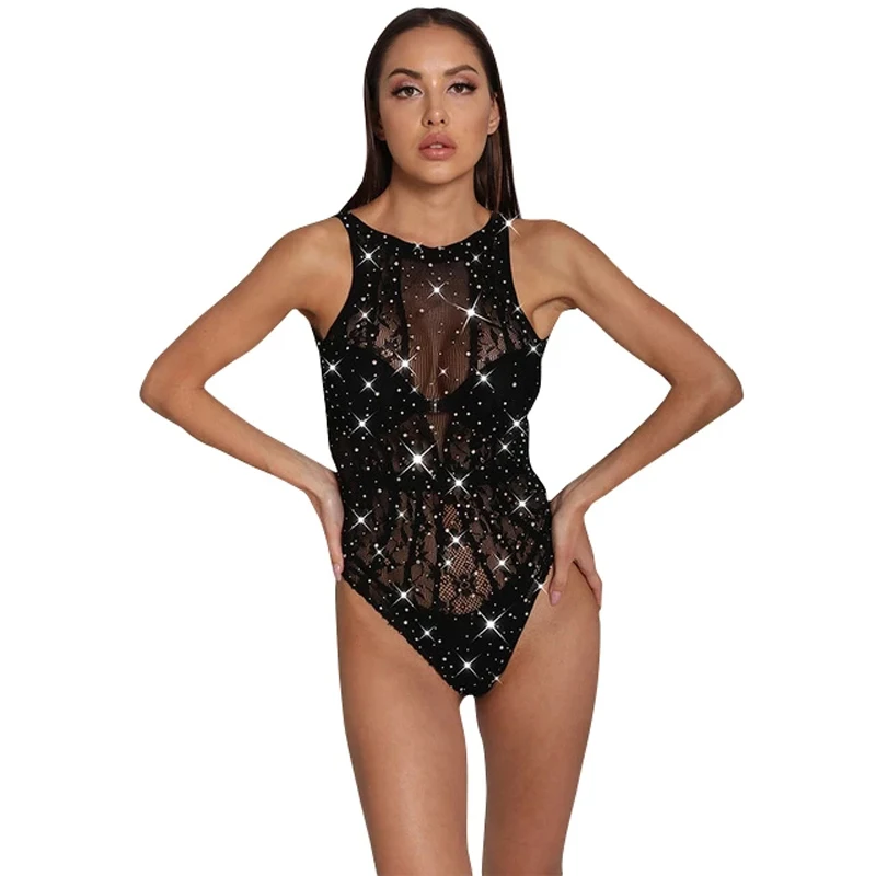 Women Sexy Lingerie Set High Elasticity Femme Lace Black Underwear Erotic Fishnet Rhinestone Hollow Mesh Is Sexy
Women Sexy Lingerie Set High Elasticity Femme Lace Black Underwear Erotic Fishnet Rhinestone Hollow Mesh Is Sexy