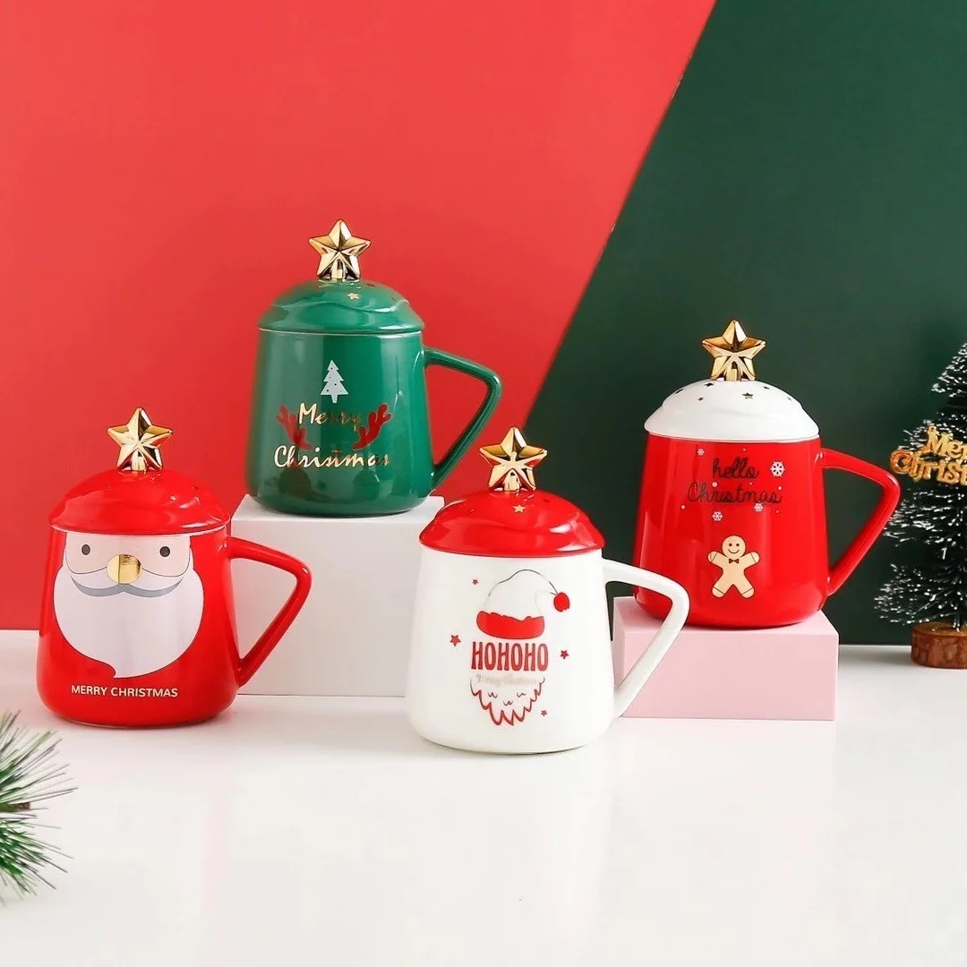 400ml New Creative Cute Personality Ins Teenage Girl Christmas Big Belly Ceramic Mug Ceramic Coffee Cups with Lid
400ml New Creative Cute Personality Ins Teenage Girl Christmas Big Belly Ceramic Mug Ceramic Coffee Cups with Lid