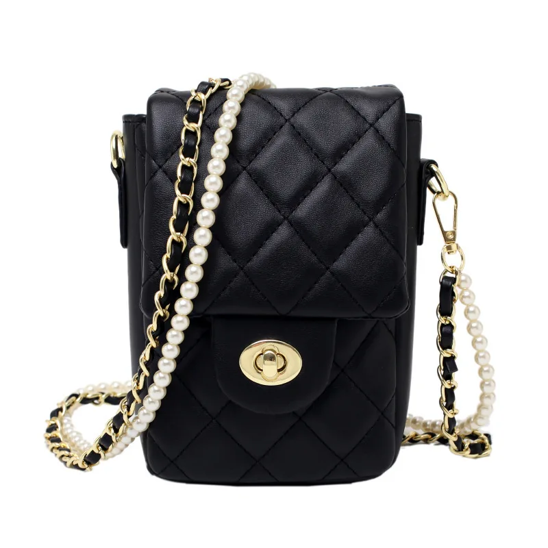 Women Black Leather pearl shoulder strap Small Messenger Shoulder Bag Phone Wallet Purse Handbag Chain Cross Body Bags cases, Red
Women Black Leather pearl shoulder strap Small Messenger Shoulder Bag Phone Wallet Purse Handbag Chain Cross Body Bags cases, Red