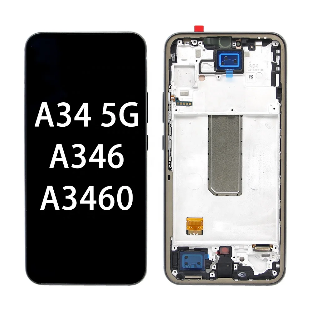 Mobile Phone LCD For Samsung Galaxy A34 5G A346B A346E A346M A346N A3460 LCD Display Touch Screen
Mobile Phone LCD For Samsung Galaxy A34 5G A346B A346E A346M A346N A3460 LCD Display Touch Screen