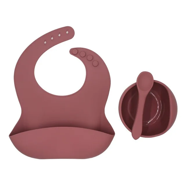 3pcs Custom Colors Silicone Baby Feeding Set, Silicone Suction Bowl, Silicone Baby Bib Set, Purple/pink/blue/green/yellow or customized
3pcs Custom Colors Silicone Baby Feeding Set, Silicone Suction Bowl, Silicone Baby Bib Set, Purple/pink/blue/green/yellow or customized