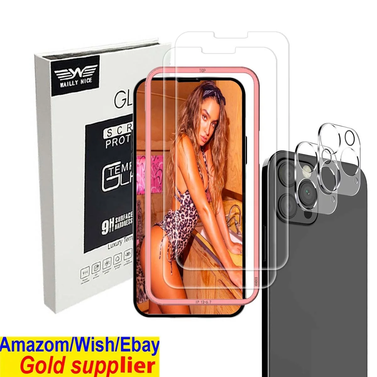 9H Hardness Anti-Scratch Bubble Free Scratch Resistant 2 Packs Camera Lens screen Protector for iphone 13 pro max
9H Hardness Anti-Scratch Bubble Free Scratch Resistant 2 Packs Camera Lens screen Protector for iphone 13 pro max