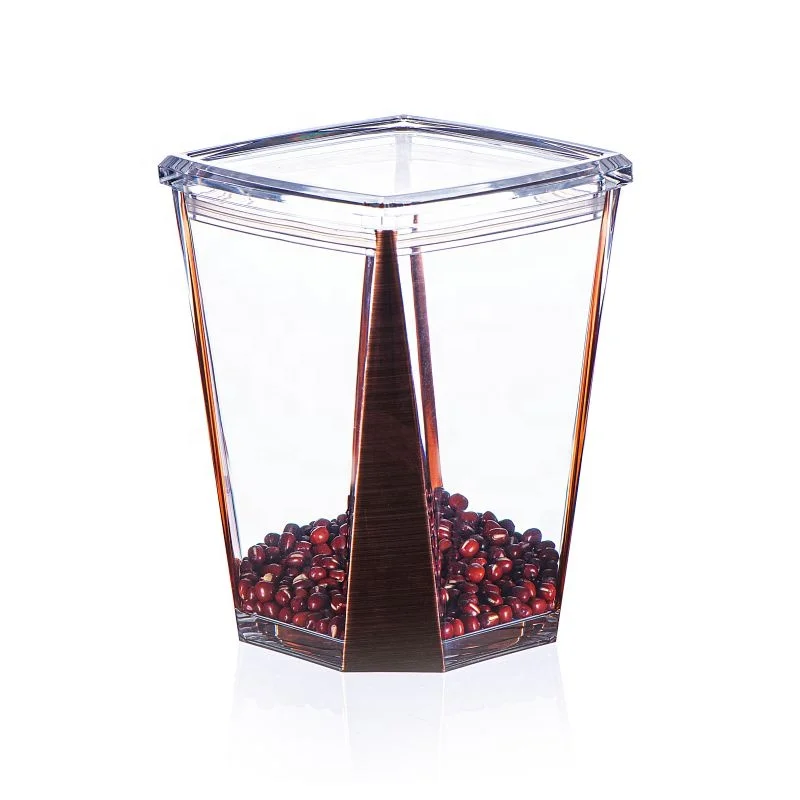 5621G Multi-Capacity Food Storage Container Acrylic Kitchen Stackable Sealing Canister, Clear
5621G Multi-Capacity Food Storage Container Acrylic Kitchen Stackable Sealing Canister, Clear