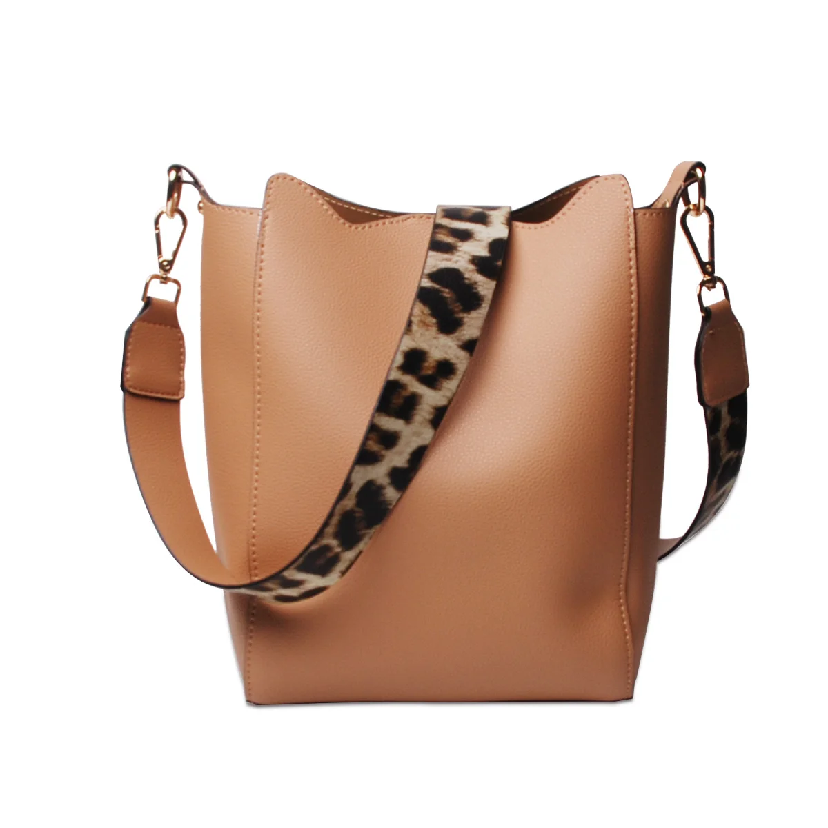 Wholesale Guitar Strap Bag With Leopard Strap Women Fashion Shoulder Purse Vintage PU Leather Bucket 2021 Sling Bags, Apricot
Wholesale Guitar Strap Bag With Leopard Strap Women Fashion Shoulder Purse Vintage PU Leather Bucket 2021 Sling Bags, Apricot