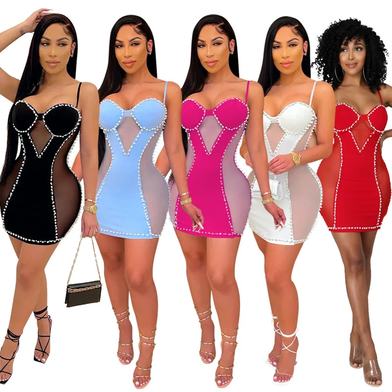 Wholesale Transparent See Through Mesh Sheer Dress Spaghetti Strap Hot Night Sexy Bodycon Club Dress, Black,red,light blue,white,rose red or customized colors
Wholesale Transparent See Through Mesh Sheer Dress Spaghetti Strap Hot Night Sexy Bodycon Club Dress, Black,red,light blue,white,rose red or customized colors