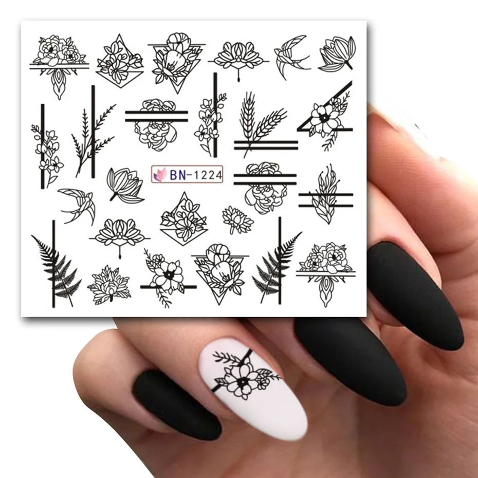 Nail Art Stickers 2020 Water Transfer DIY Nail Decals Colorful Flowers Nail Stickers for Design Manicure Tips Decorations Salon, Coloful nail painting
Nail Art Stickers 2020 Water Transfer DIY Nail Decals Colorful Flowers Nail Stickers for Design Manicure Tips Decorations Salon, Coloful nail painting